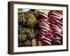 Venice, Veneto, Italy, Vegetables on Display in the Market-Ken Scicluna-Framed Photographic Print