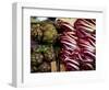 Venice, Veneto, Italy, Vegetables on Display in the Market-Ken Scicluna-Framed Photographic Print