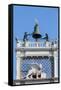 Venice, Venice Province, Veneto, Italy. Torre dell'Orologio, or the Clock Tower, in Piazza San M...-null-Framed Stretched Canvas