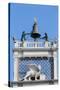 Venice, Venice Province, Veneto, Italy. Torre dell'Orologio, or the Clock Tower, in Piazza San M...-null-Stretched Canvas