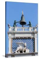 Venice, Venice Province, Veneto, Italy. Torre dell'Orologio, or the Clock Tower, in Piazza San M...-null-Stretched Canvas