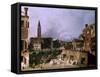 Venice, View of the Campo San Vidal and Santa Maria De La Caridad, 1730-Canaletto-Framed Stretched Canvas