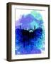 Venice Watercolor Skyline-NaxArt-Framed Art Print