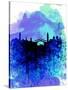 Venice Watercolor Skyline-NaxArt-Stretched Canvas