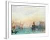 Venice with a First Crescent Moon-JMW Turner-Framed Giclee Print