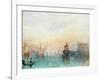 Venice with a First Crescent Moon-JMW Turner-Framed Giclee Print