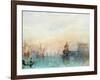 Venice with a First Crescent Moon-JMW Turner-Framed Giclee Print