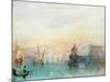 Venice with a First Crescent Moon-JMW Turner-Mounted Giclee Print