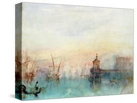 Venice with a First Crescent Moon-JMW Turner-Stretched Canvas
