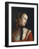 Venice: Woman with a Beauty Spot-Pietro Longhi-Framed Giclee Print