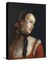 Venice: Woman with a Beauty Spot-Pietro Longhi-Stretched Canvas