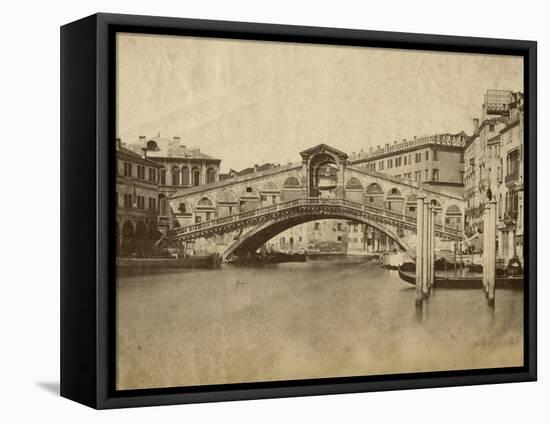 Venice-Giacomo Brogi-Framed Stretched Canvas