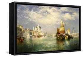 Venice-Thomas Moran-Framed Stretched Canvas