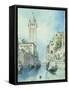 Venice-Myles Birket Foster-Framed Stretched Canvas