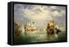 Venice-Thomas Moran-Framed Stretched Canvas