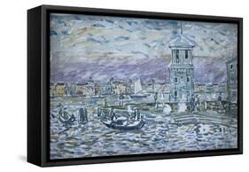 Venice-Eugène Boudin-Framed Stretched Canvas