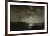 Venise, campanile au clair de lune-Félix Ziem-Framed Giclee Print
