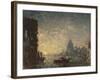 Venise coucher de soleil-Félix Ziem-Framed Giclee Print