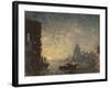 Venise coucher de soleil-Félix Ziem-Framed Giclee Print