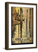 Venise Di Lido-null-Framed Premium Giclee Print