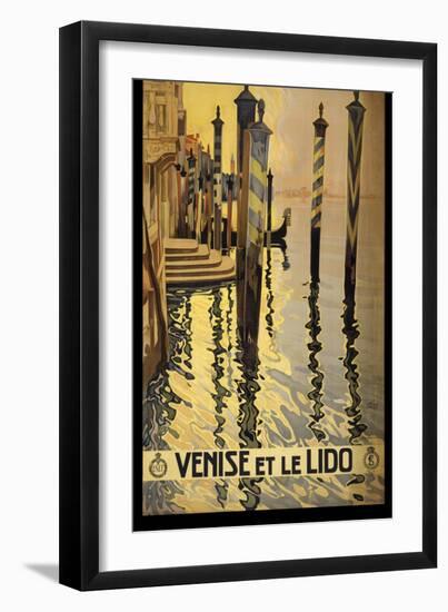 Venise Di Lido-null-Framed Giclee Print