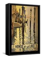 Venise Di Lido-null-Framed Stretched Canvas