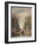 Venise, l'entrée du jardin français-Félix Ziem-Framed Giclee Print