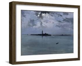 Venise : la nuit sur la lagune-Jules Bastien-Lepage-Framed Giclee Print