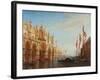 Venise, la place Saint-Marc, inondation-Félix Ziem-Framed Giclee Print