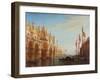 Venise, la place Saint-Marc, inondation-Félix Ziem-Framed Giclee Print