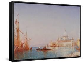 Venise, la Salute, effet du matin-Félix Ziem-Framed Stretched Canvas