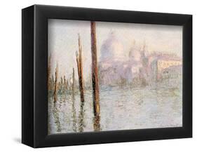 Venise Le Grand Canal-Claude Monet-Framed Mini Poster