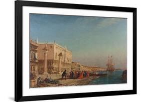 Venise, le palais des Doges-Felix Ziem-Framed Giclee Print