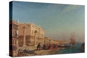 Venise, le palais des Doges-Felix Ziem-Stretched Canvas