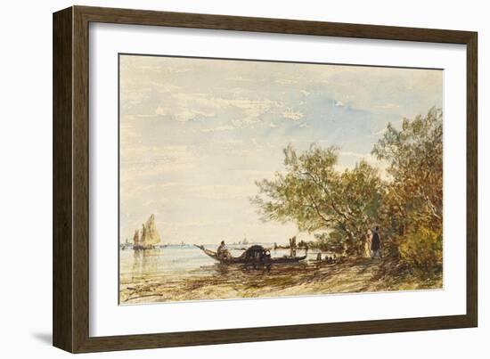 Venise, Mazorbo-Félix Ziem-Framed Giclee Print