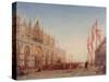Venise, procession de la Saint-Georges-Félix Ziem-Stretched Canvas