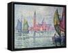 Venise, Saint-Georges, 1908-Paul Signac-Framed Stretched Canvas