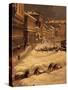 Venise sous la neige-Giuseppe Borsato-Stretched Canvas