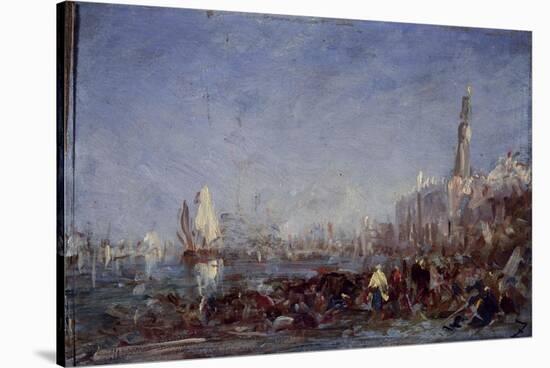 Venise-Félix Ziem-Stretched Canvas