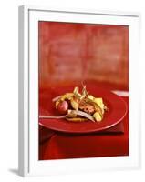 Venison Chop with Mushrooms and Gnocchi-Luzia Ellert-Framed Photographic Print