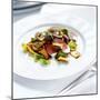 Venison Fillet with Sprout Leaves and Chanterelle Mushrooms-Stefan Braun-Mounted Photographic Print