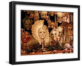 Venitian Masks, Venice-Igor Maloratsky-Framed Art Print