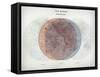 Venn Diagram of Humans - 1873, The World in Hemispheres Map-null-Framed Stretched Canvas