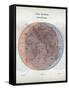 Venn Diagram of Humans - 1873, The World in Hemispheres Map-null-Framed Stretched Canvas