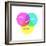 Venn Party Diagram-Bella Dos Santos-Framed Art Print