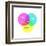 Venn Party Diagram-Bella Dos Santos-Framed Art Print