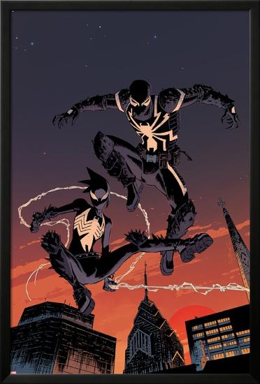 Venom #40 Cover: Venom, Mania-Declan Shalvey-Lamina Framed Poster