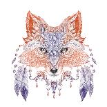 Tattoo, Portrait of A Wild Fox-Vensk-Art Print