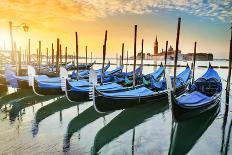 Gondolas in Venezia-vent du sud-Framed Photographic Print