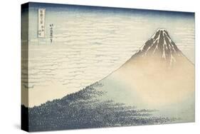 Vent frais par matin clair ou Le Fuji rouge-Katsushika Hokusai-Stretched Canvas